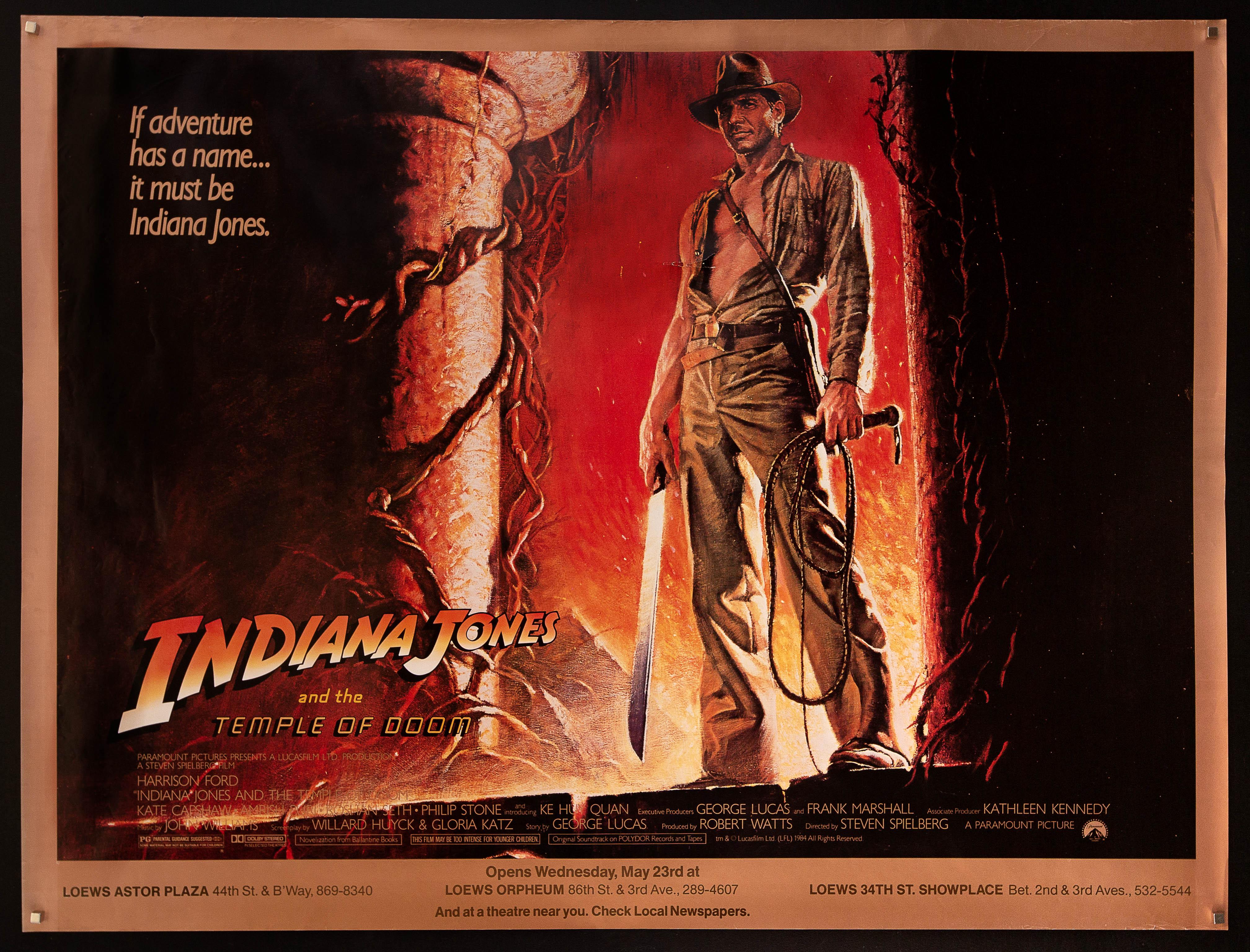 INDIANA JONES and the TEMPLE OF DOOM チラシ Amazon.com: POSTER STOP ONLINE Indiana Jones and The Temple