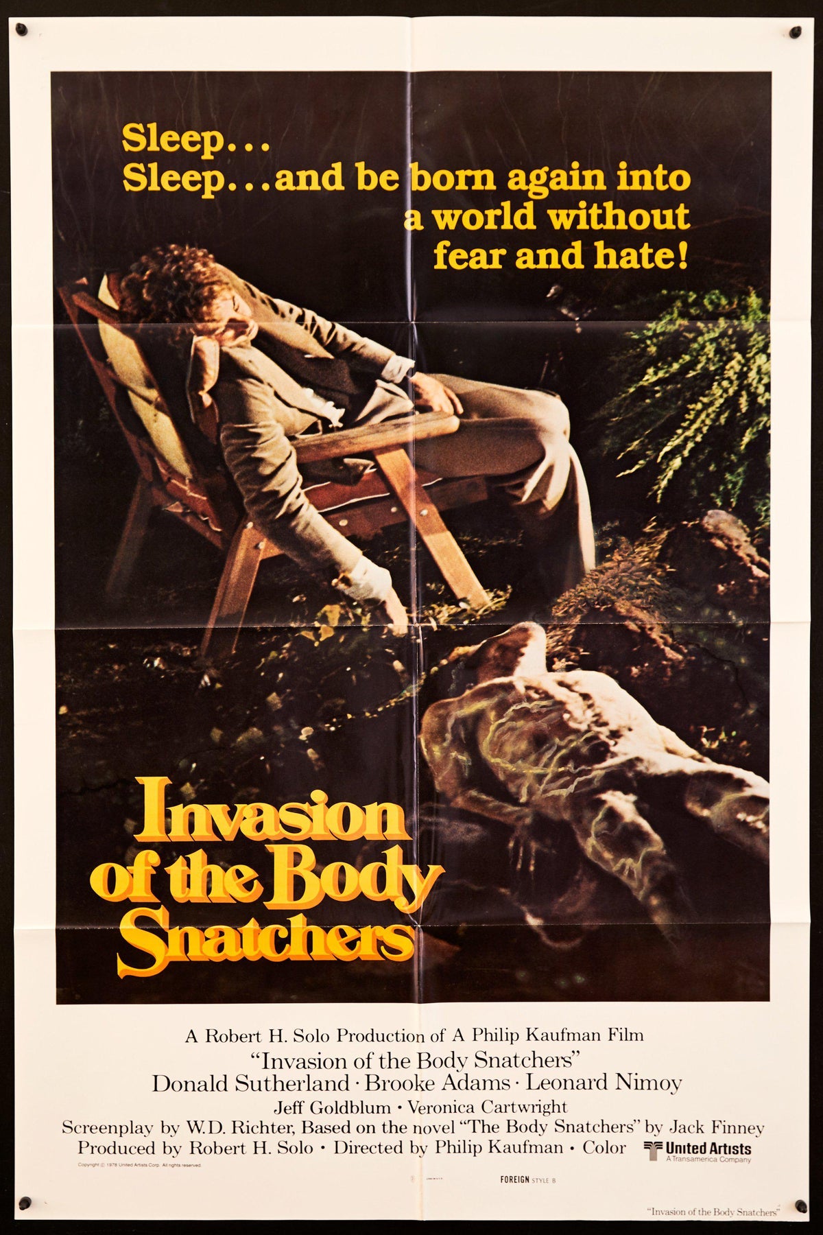 Invasion of the Body Snatchers Original Vintage Movie Poster