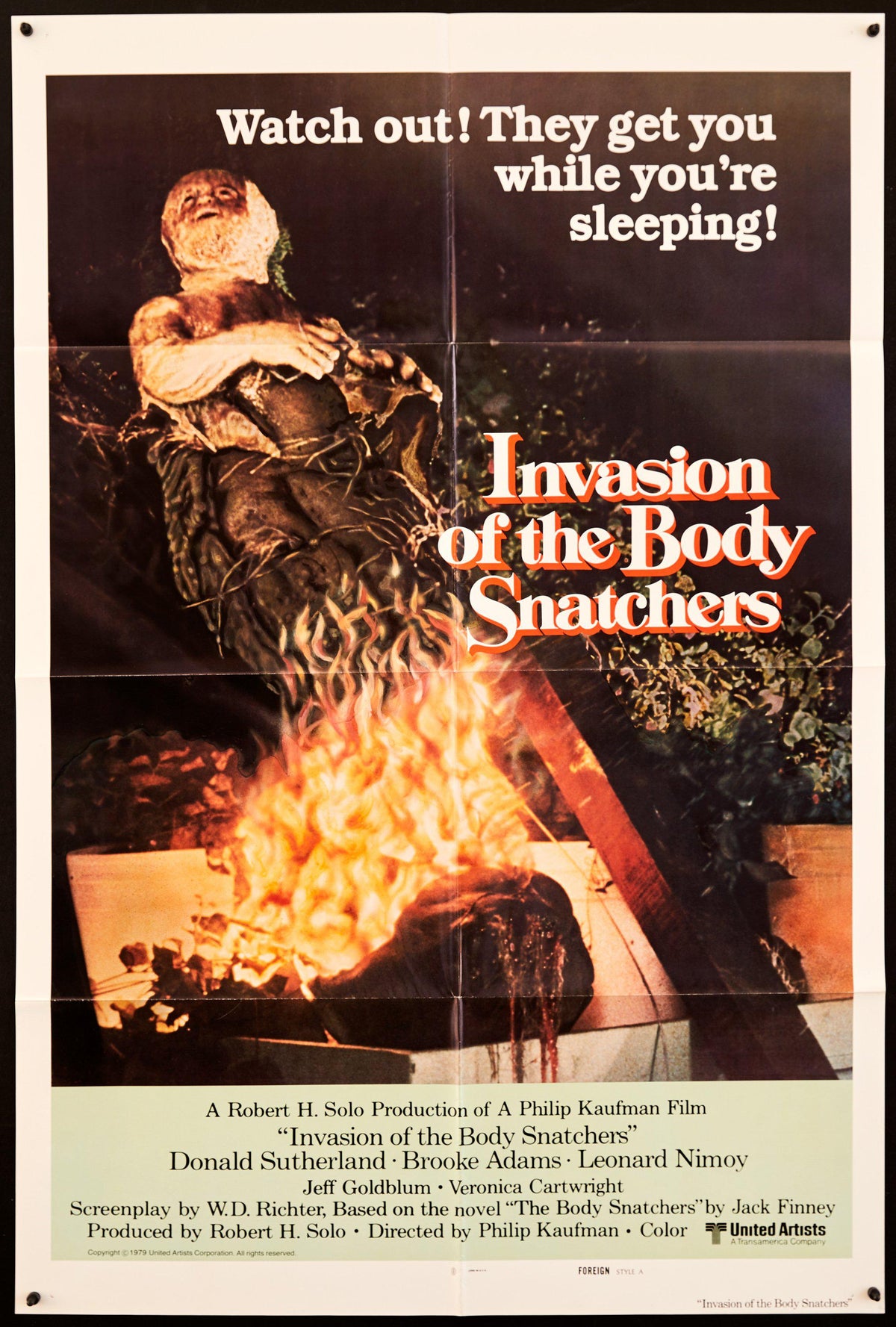 Invasion of the Body Snatchers Original Vintage Movie Poster