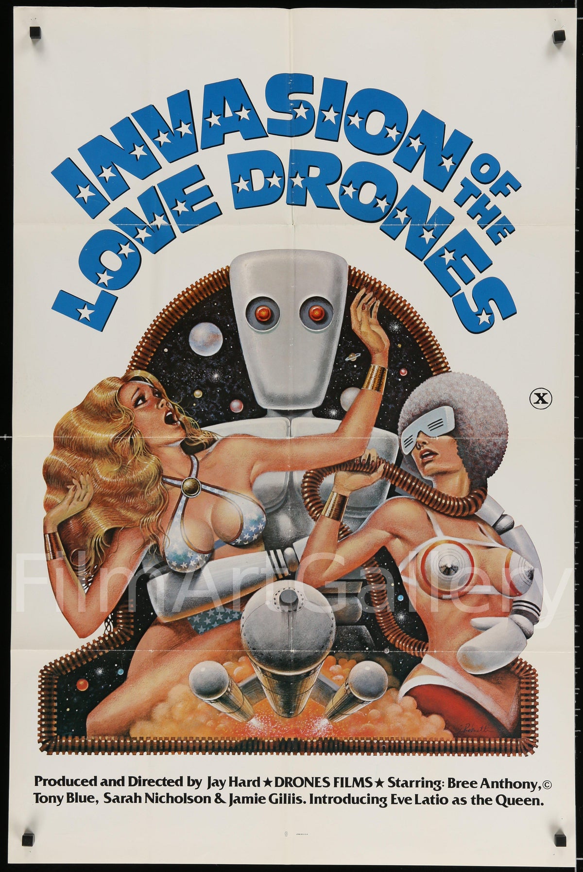 Invasion of the Love Drones Original Vintage Movie Poster