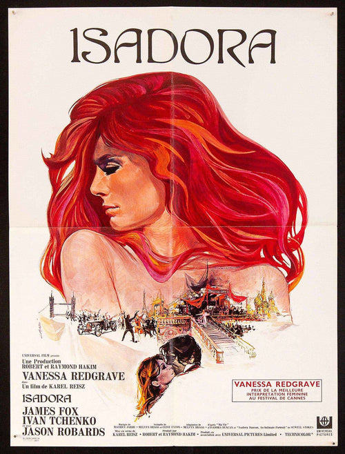 Isadora Original Vintage Movie Poster