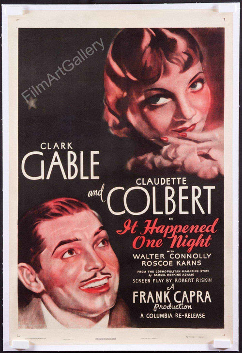 It Happened One Night Original Vintage Movie Poster