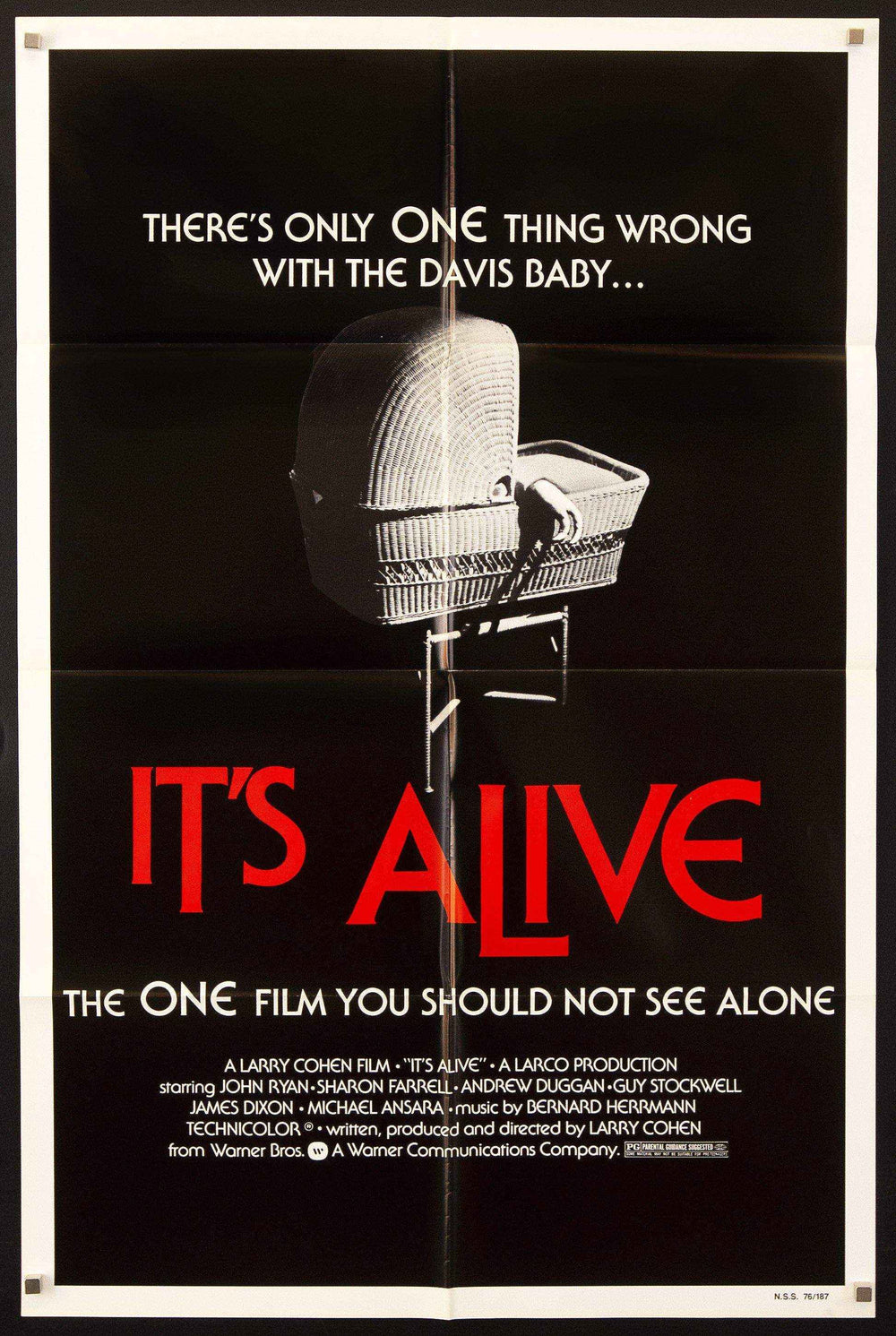 It's Alive Original Vintage Movie Poster
