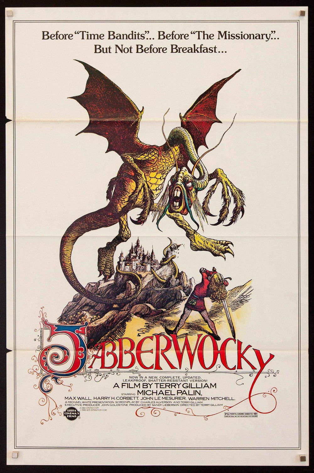Jabberwocky Original Vintage Movie Poster