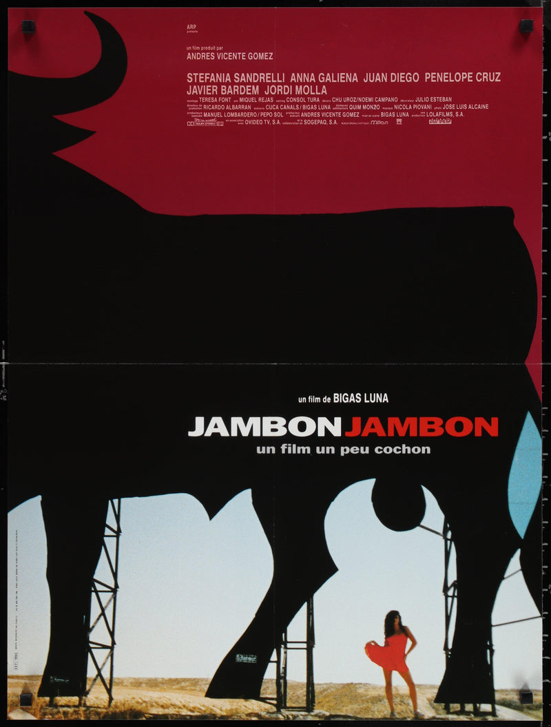 Jambon Jambon (Jamon Jamon) French small (23x32) Original Vintage Movie Poster