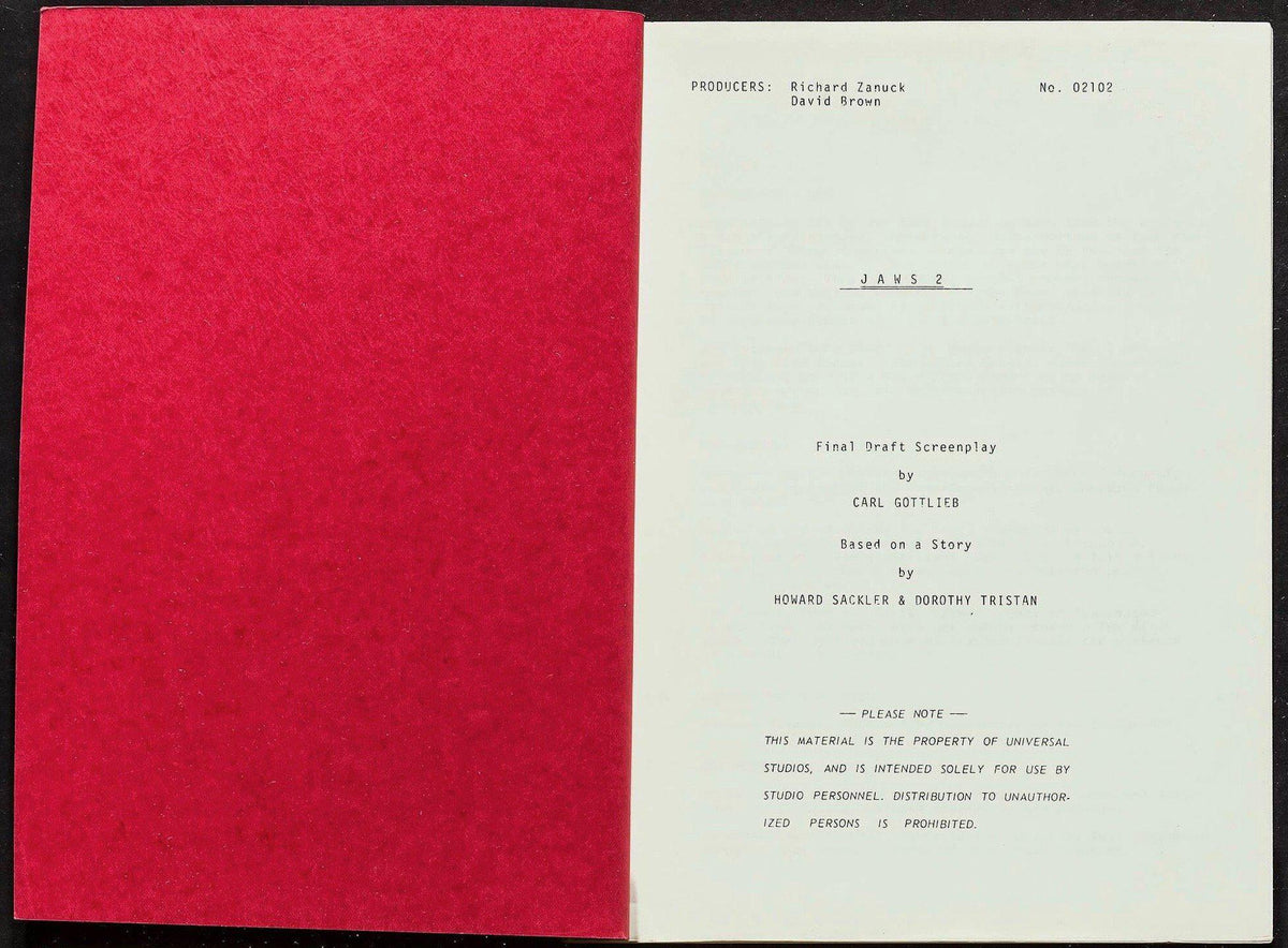 Jaws 2 Original Vintage Movie Poster