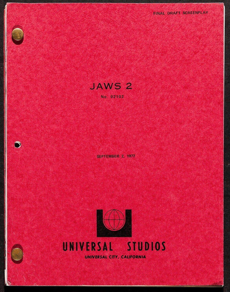 Jaws 2 8.5x11 Original Vintage Movie Poster