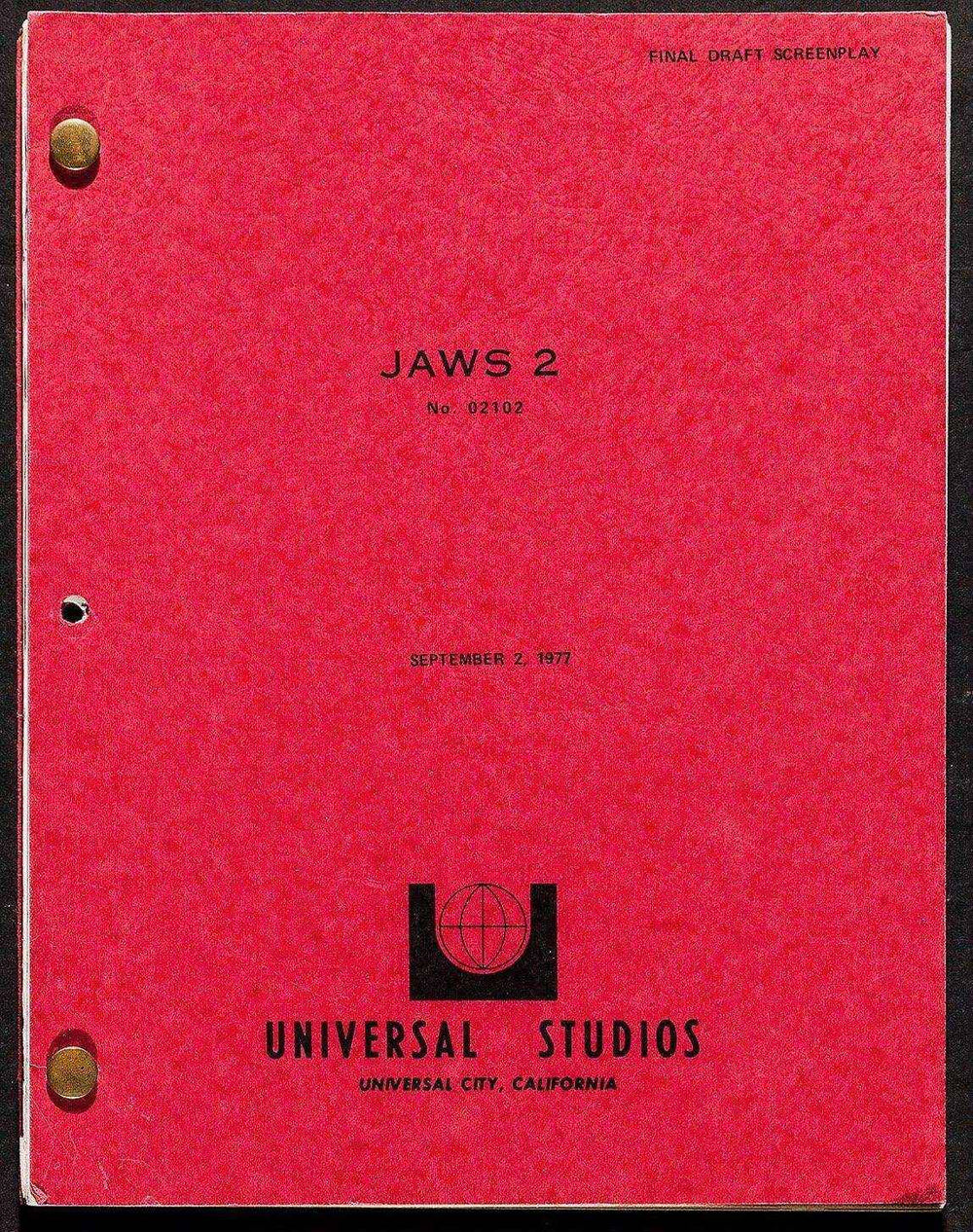 Jaws 2 Original Vintage Movie Poster