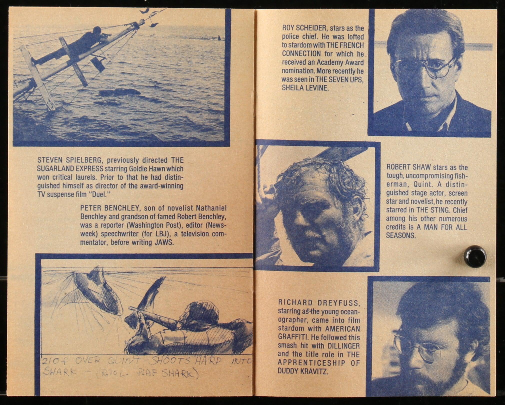Jaws Movie Poster 1975 Booklet - Film Art Gallery