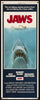 Jaws Insert (14x36) Original Vintage Movie Poster