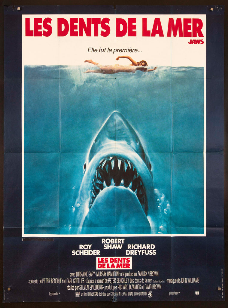 Jaws Original Vintage Movie Poster