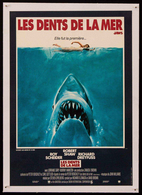 Jaws Original Vintage Movie Poster