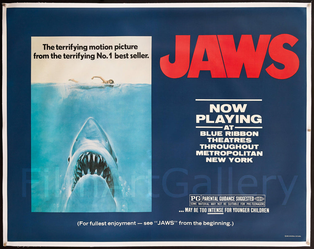 Jaws Original Vintage Movie Poster