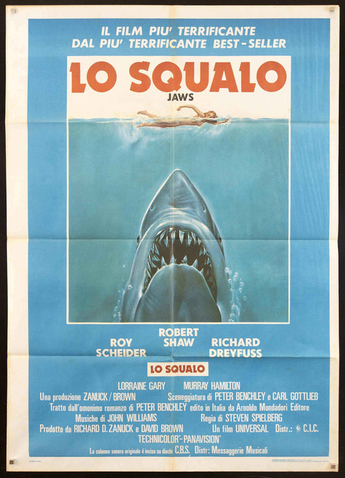 Jaws Original Vintage Movie Poster