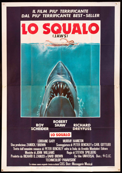 Jaws Original Vintage Movie Poster