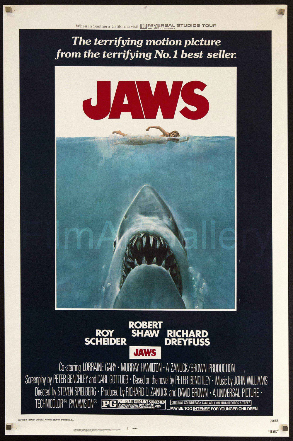Jaws Original Vintage Movie Poster