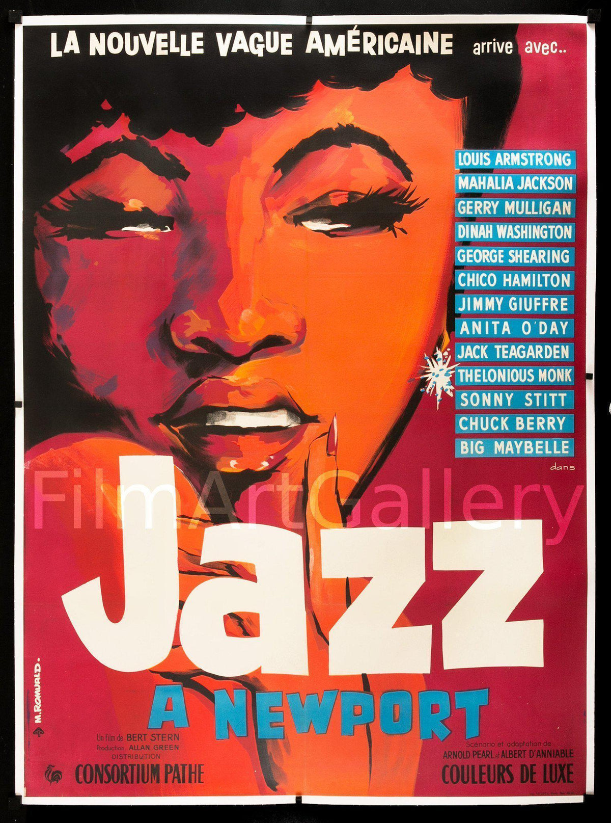 Jazz On A Summer&#39;s Day French 1 Panel (47x63) Original Vintage Movie Poster