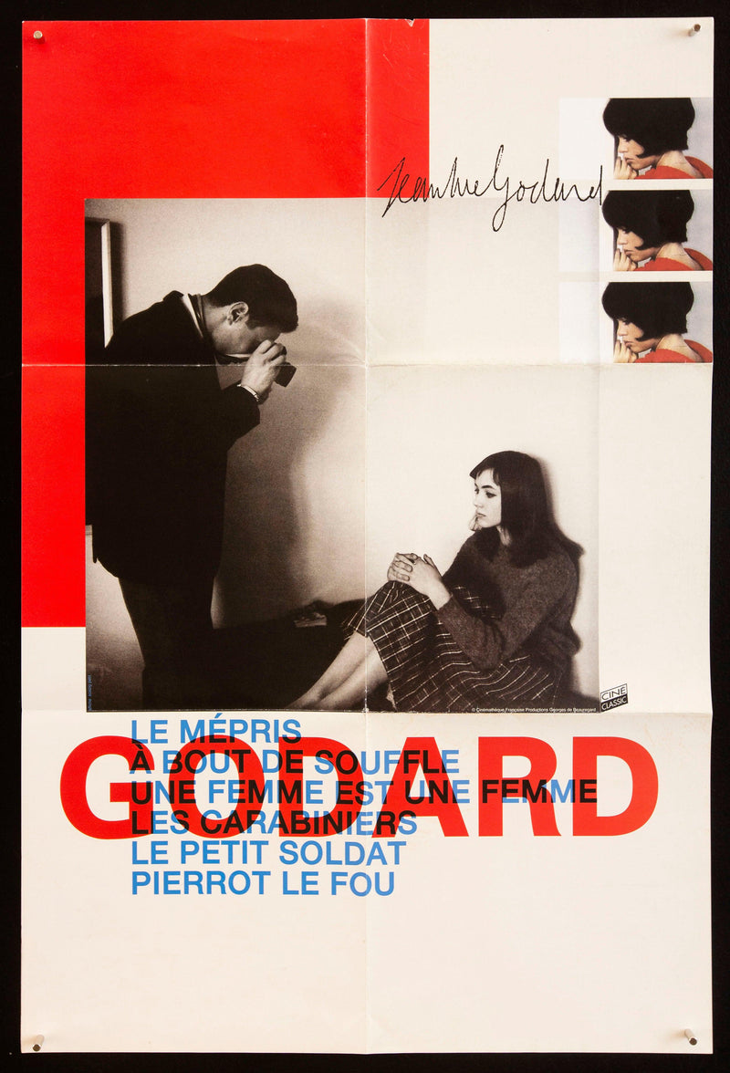 Jean-Luc Godard Festival French mini (16x23) Original Vintage Movie Poster