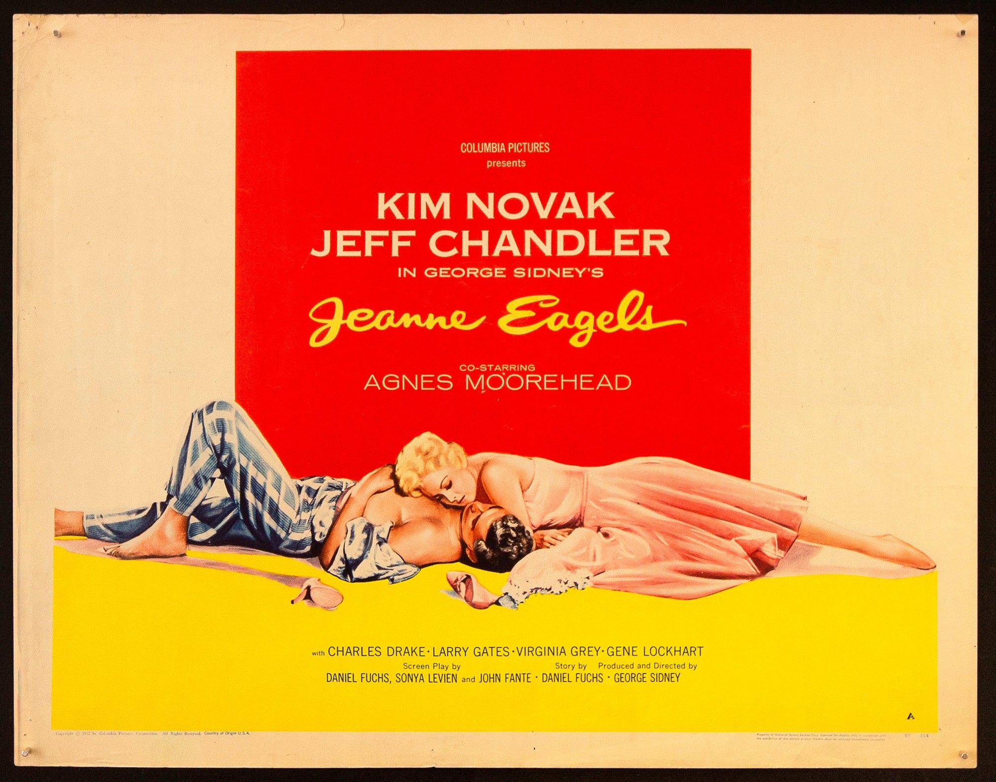 Jeanne Eagels Original Vintage Movie Poster