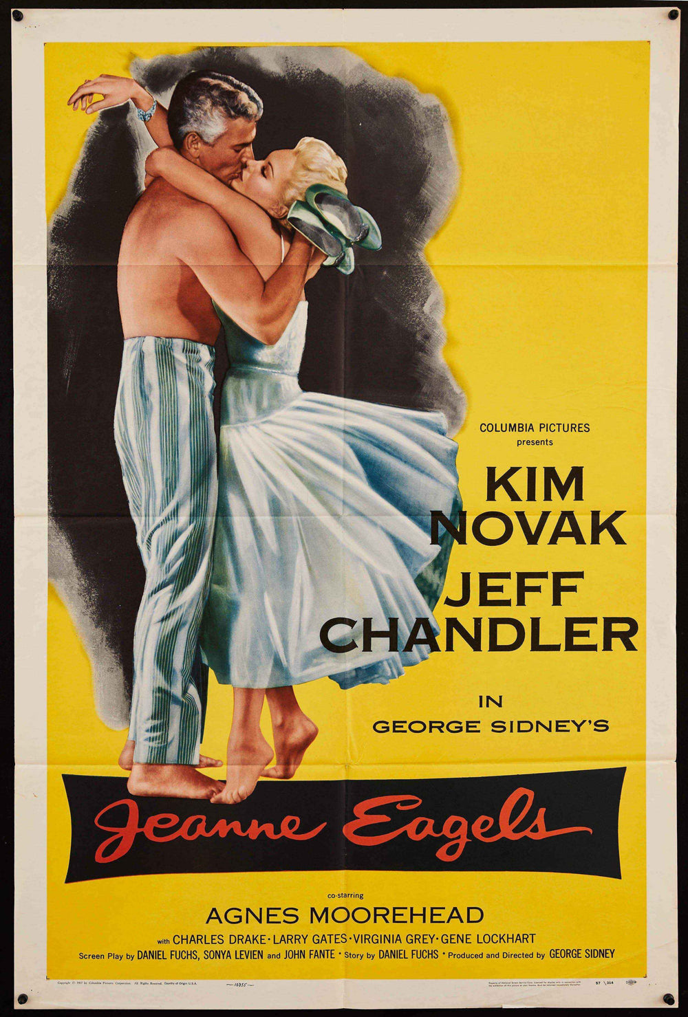 Jeanne Eagels Original Vintage Movie Poster