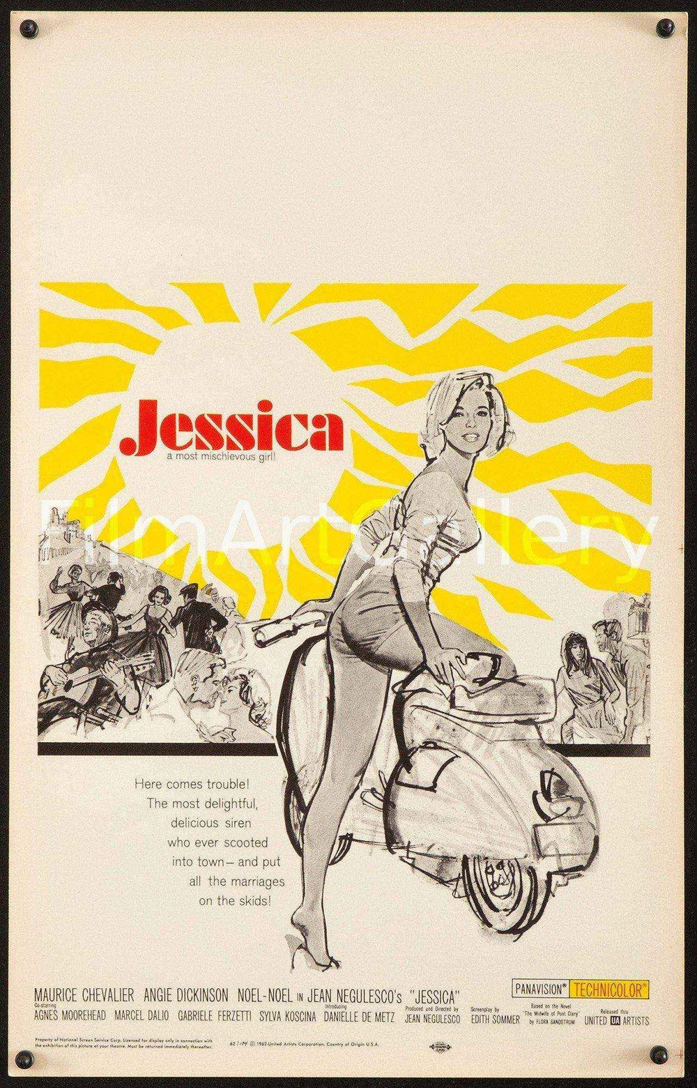 Jessica Original Vintage Movie Poster