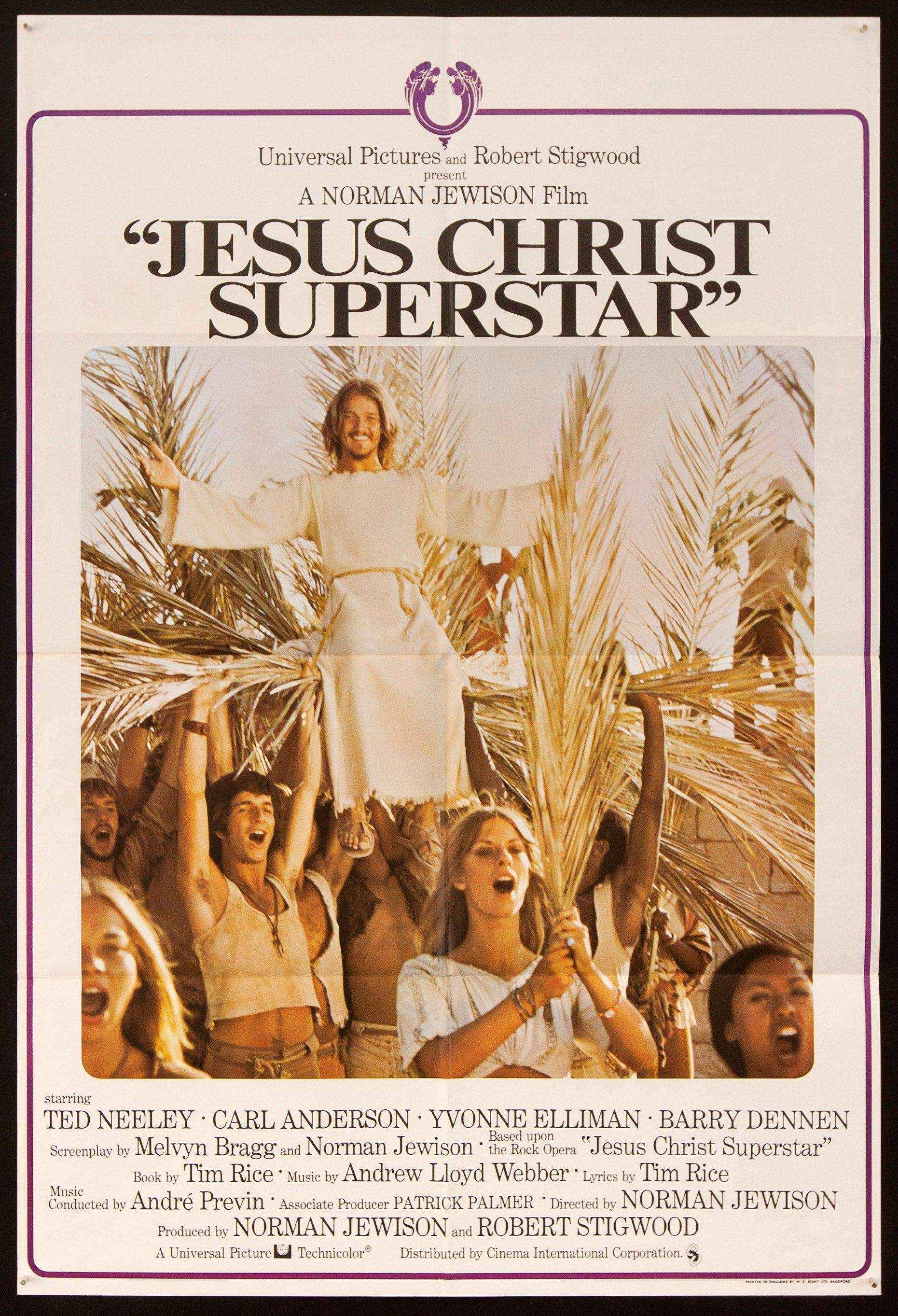 Jesus Christ Superstar Movie Poster 1973 1 Sheet 27x41 jesus-christ-superstar-movie-poster-1973-1-sheet-27x41