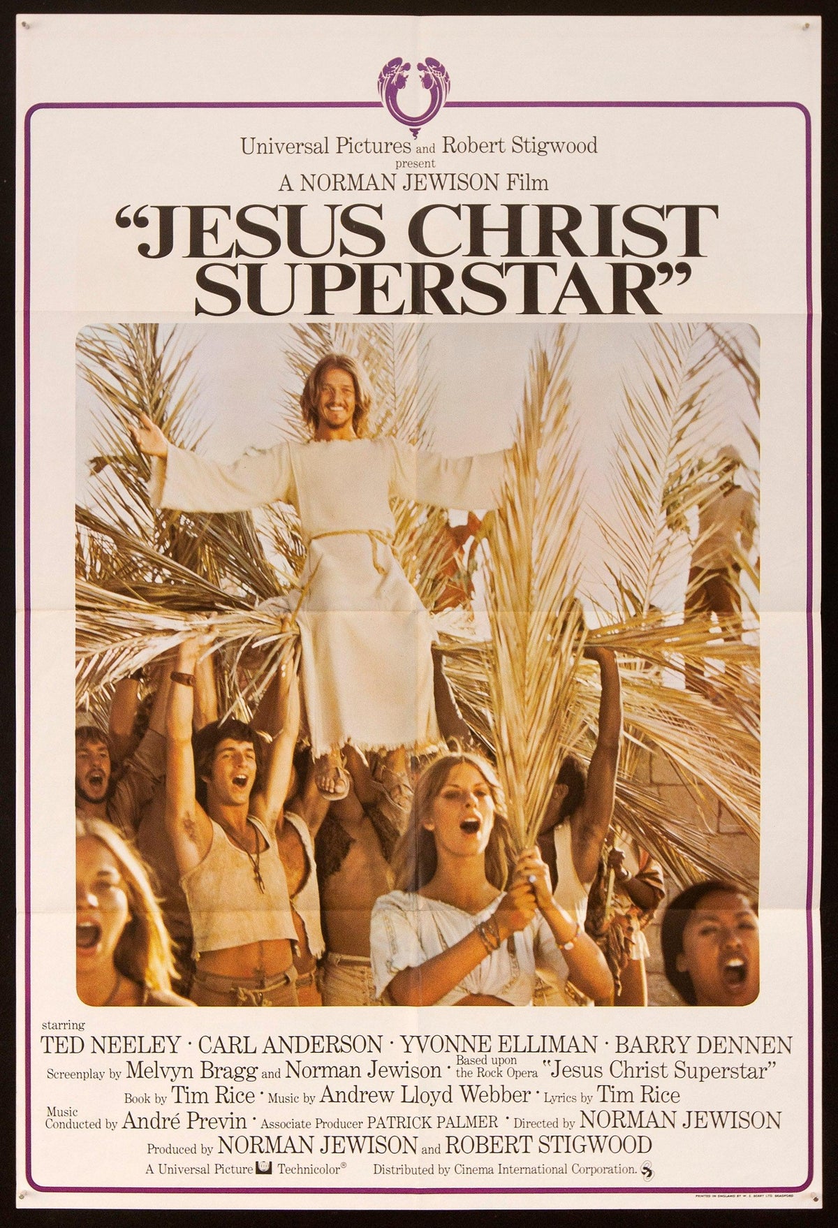 Jesus Christ Superstar Original Vintage Movie Poster