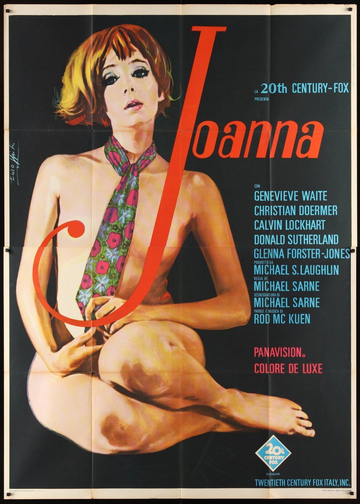 Joanna Italian 4 foglio (55x78) Original Vintage Movie Poster
