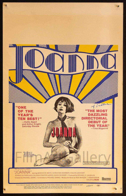Joanna Original Vintage Movie Poster