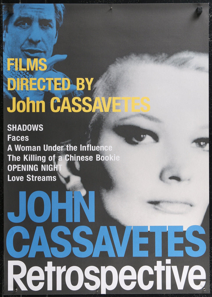 John Cassavetes Retrospective Japanese 1 panel (20x29) Original Vintage Movie Poster