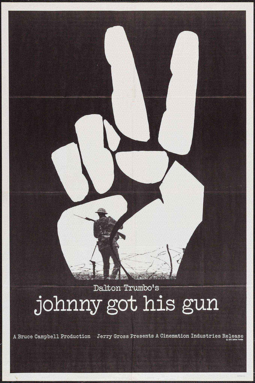 Johnny Got His Gun Original Vintage Movie Poster