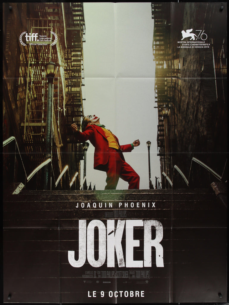 Joker French 1 Panel (47x63) Original Vintage Movie Poster