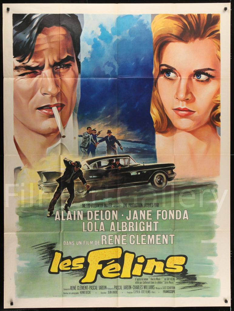 Joy House (Les Felins) French 1 Panel (47x63) Original Vintage Movie Poster
