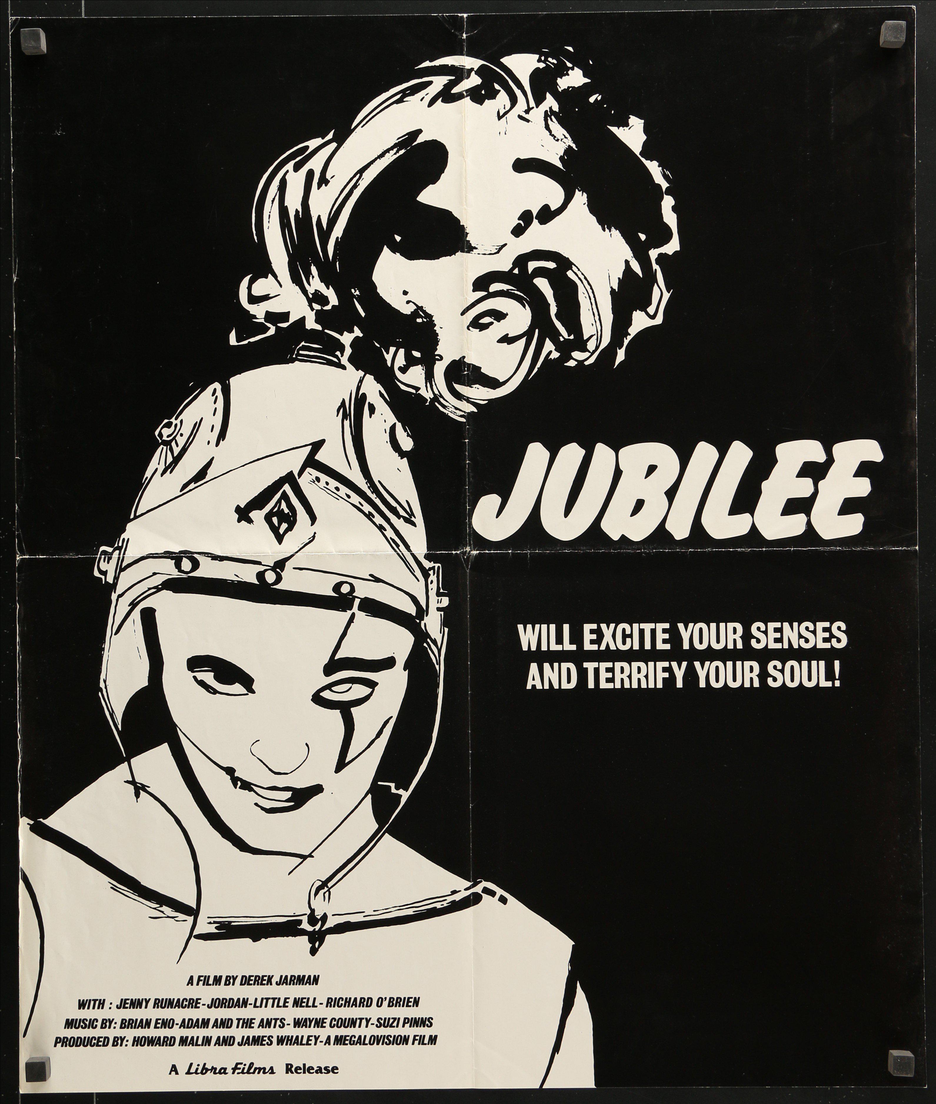 Jubilee Movie Poster 1978 22x26