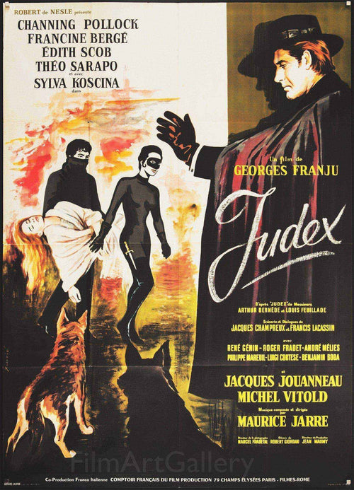 Judex Original Vintage Movie Poster
