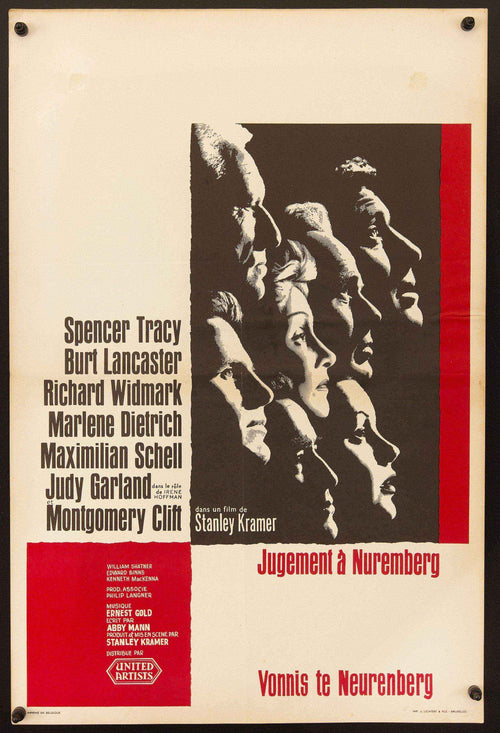 Judgment at Nuremberg Original Vintage Movie Poster