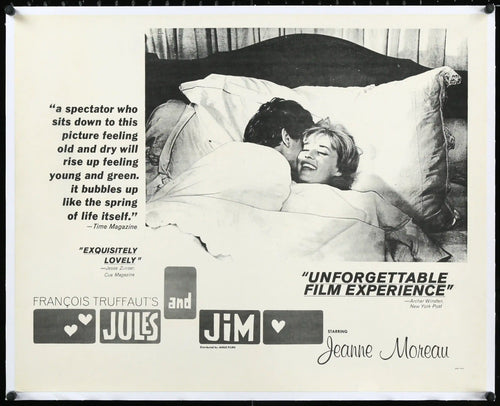 Jules & Jim Original Vintage Movie Poster