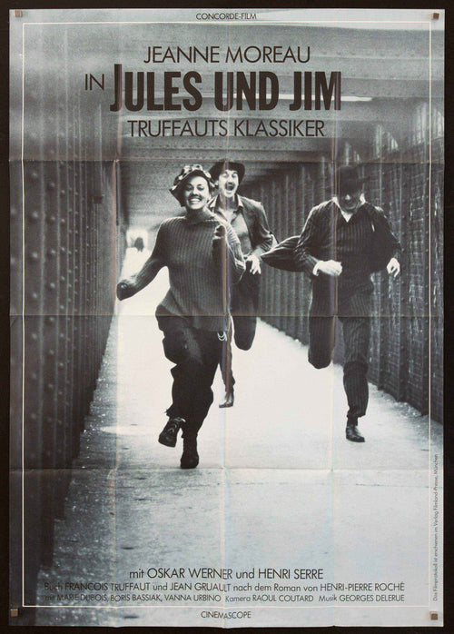 Jules & Jim Original Vintage Movie Poster