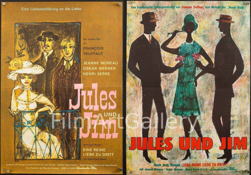 Jules & Jim Original Vintage Movie Poster