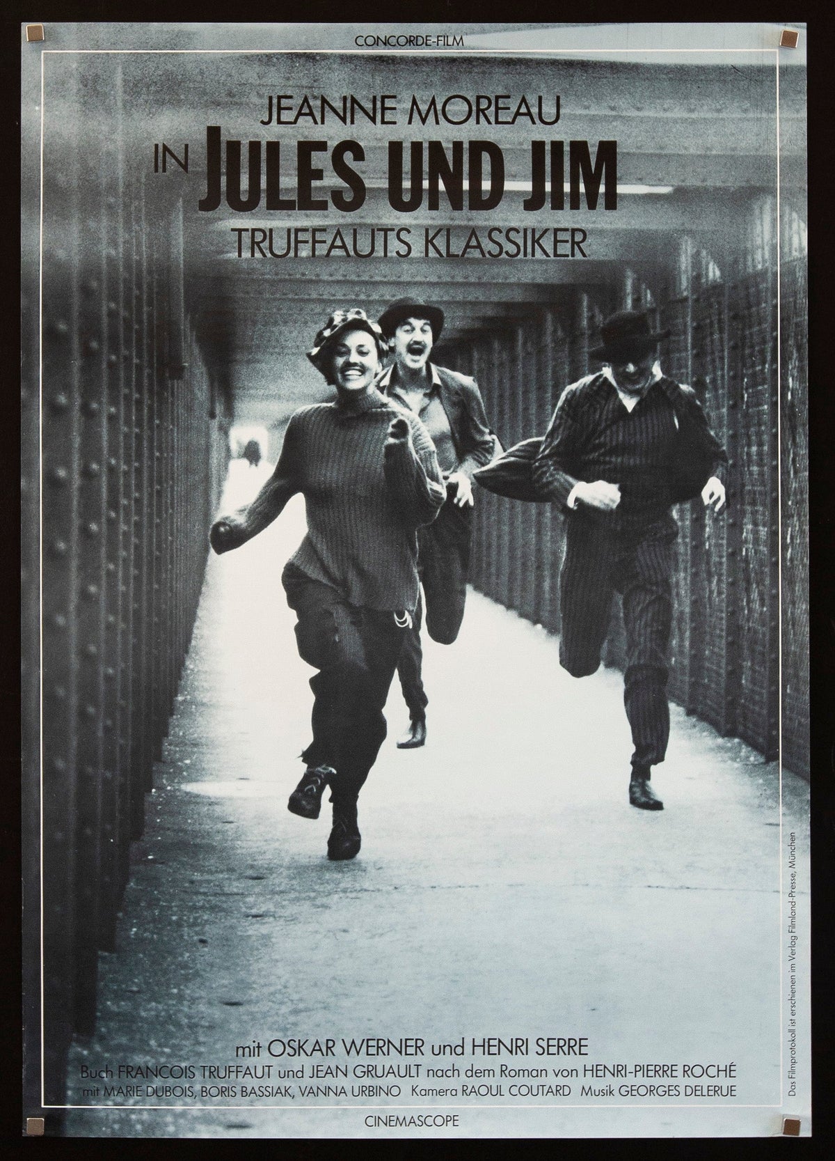 Jules &amp; Jim Original Vintage Movie Poster