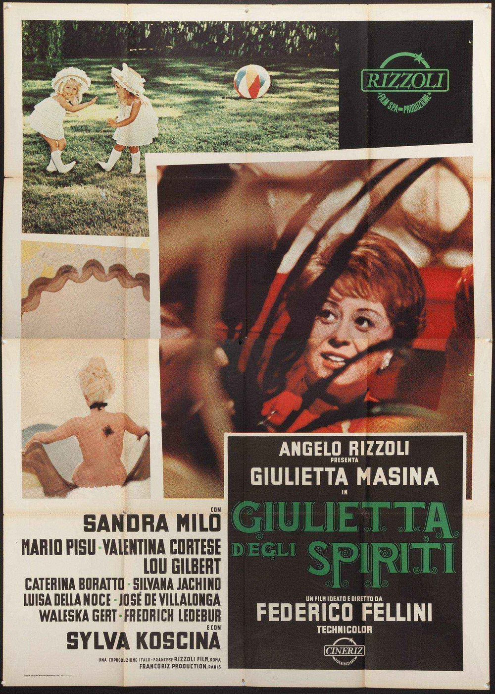 Juliet of the Spirits (Giulietta Degli Spiriti) Original Vintage Movie Poster