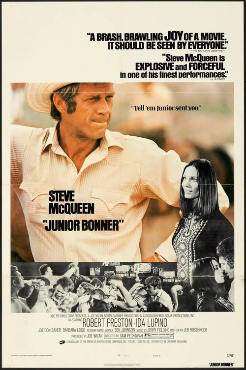 Junior Bonner Original Vintage Movie Poster