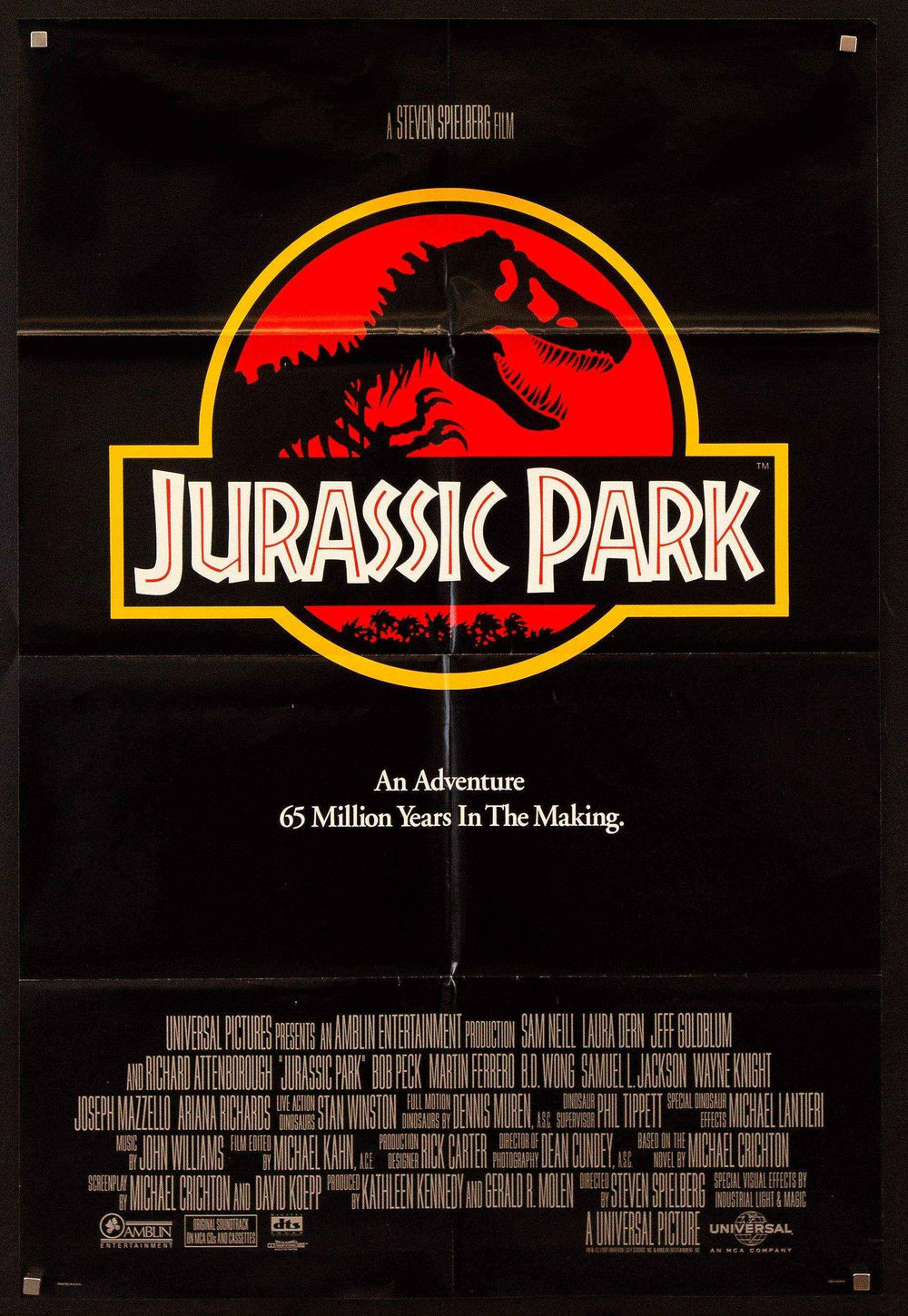 Jurassic Park Original Vintage Movie Poster