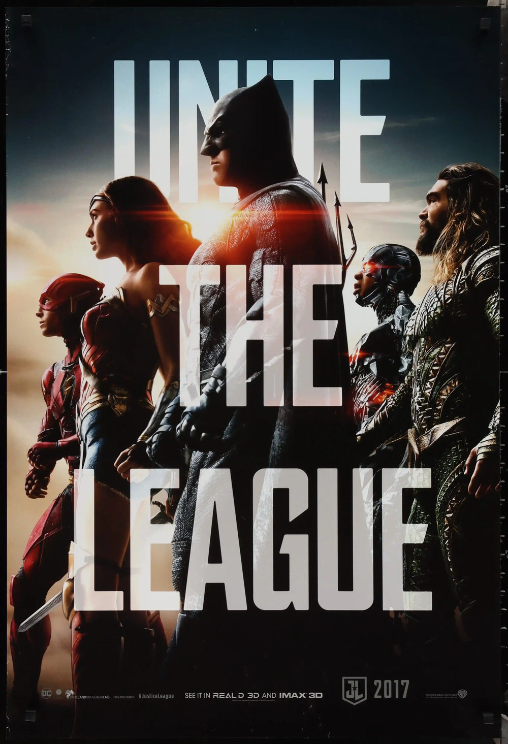 Justice League Original Vintage Movie Poster