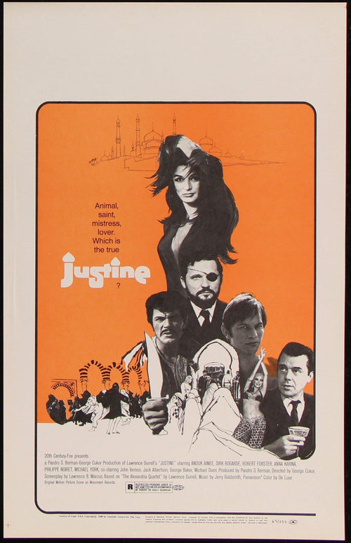 Justine Original Vintage Movie Poster