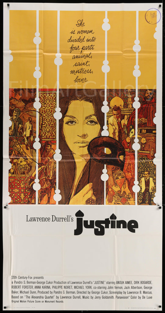 Justine Original Vintage Movie Poster