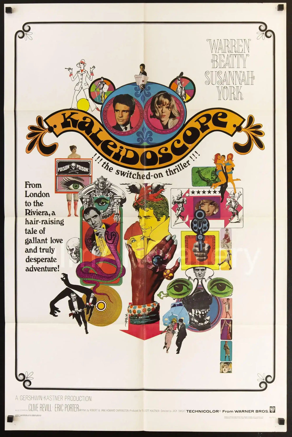 Kaleidoscope Original Vintage Movie Poster