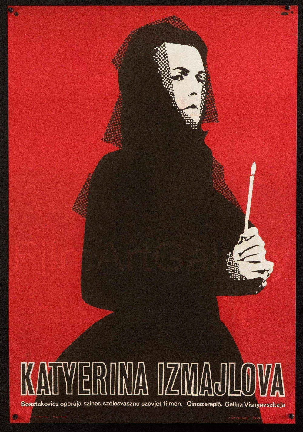 Katerina Izmailova Original Vintage Movie Poster