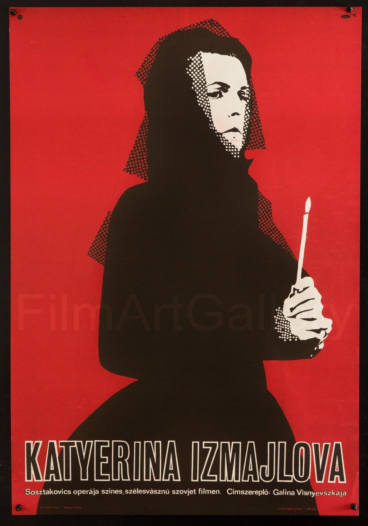 Katerina Izmailova Original Vintage Movie Poster