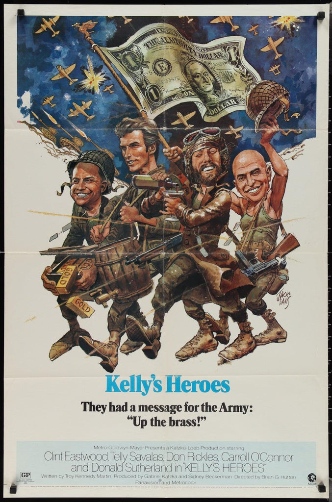 Kelly's Heroes Original Vintage Movie Poster
